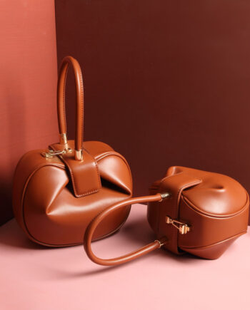 Sac à main en cuir de mode boulettes