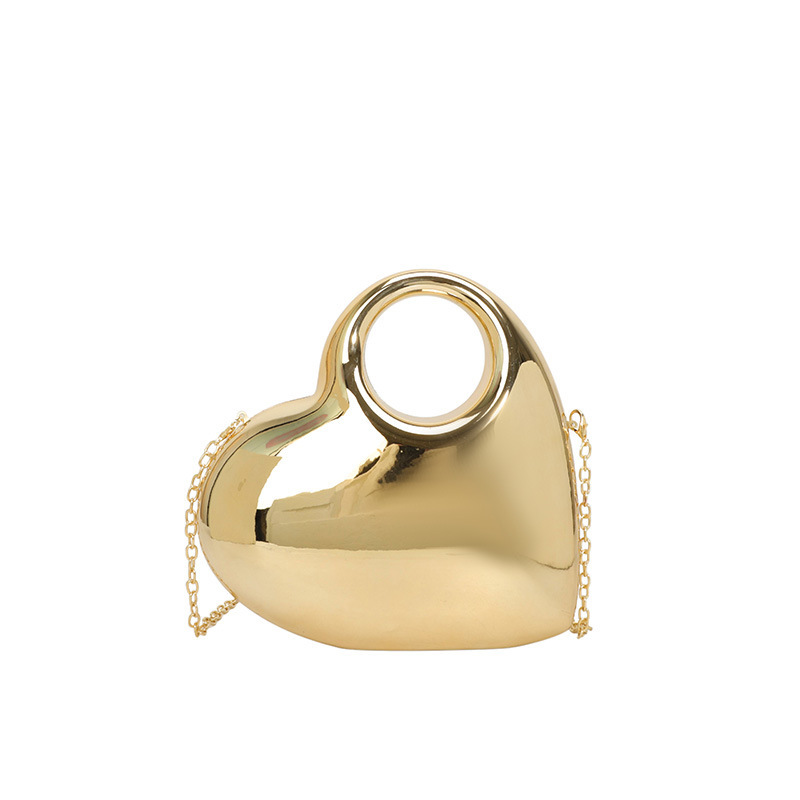Sac de soirée polyvalent en forme de coeur