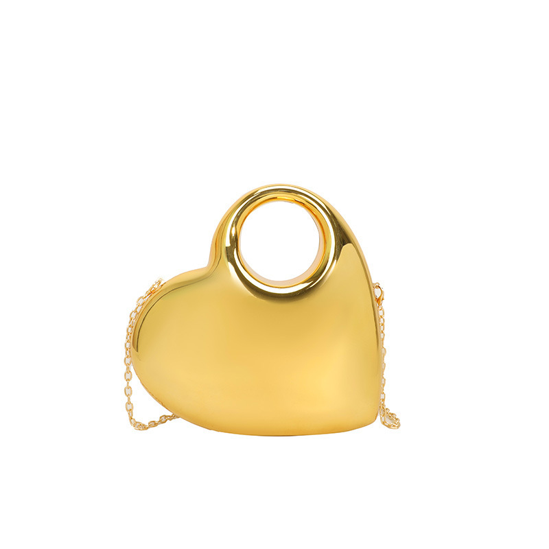 Sac de soirée polyvalent en forme de coeur