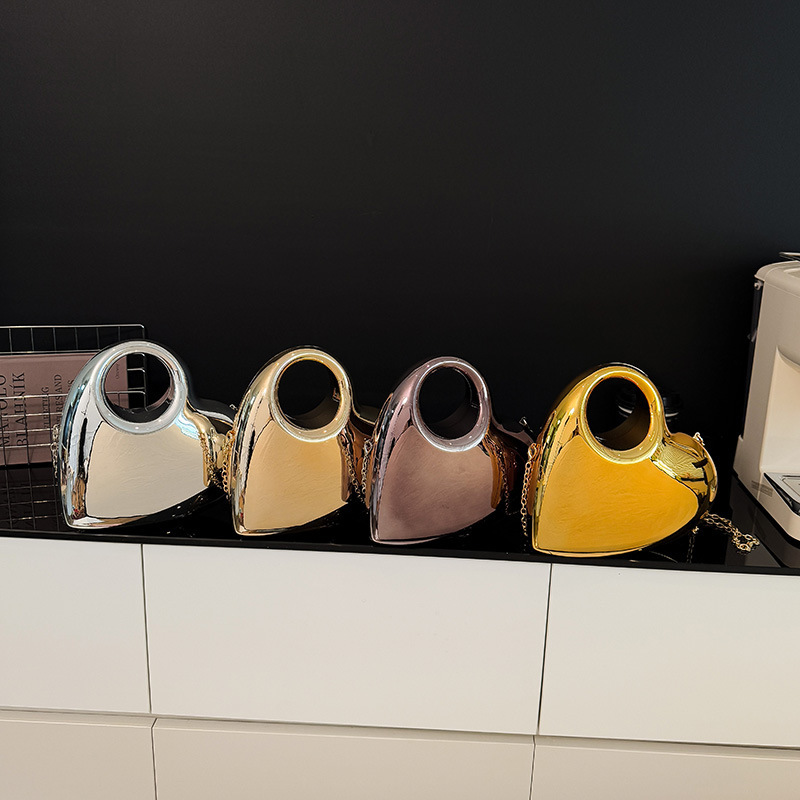 Sac de soirée polyvalent en forme de coeur