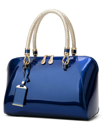 Sacs à main en cuir verni brillant