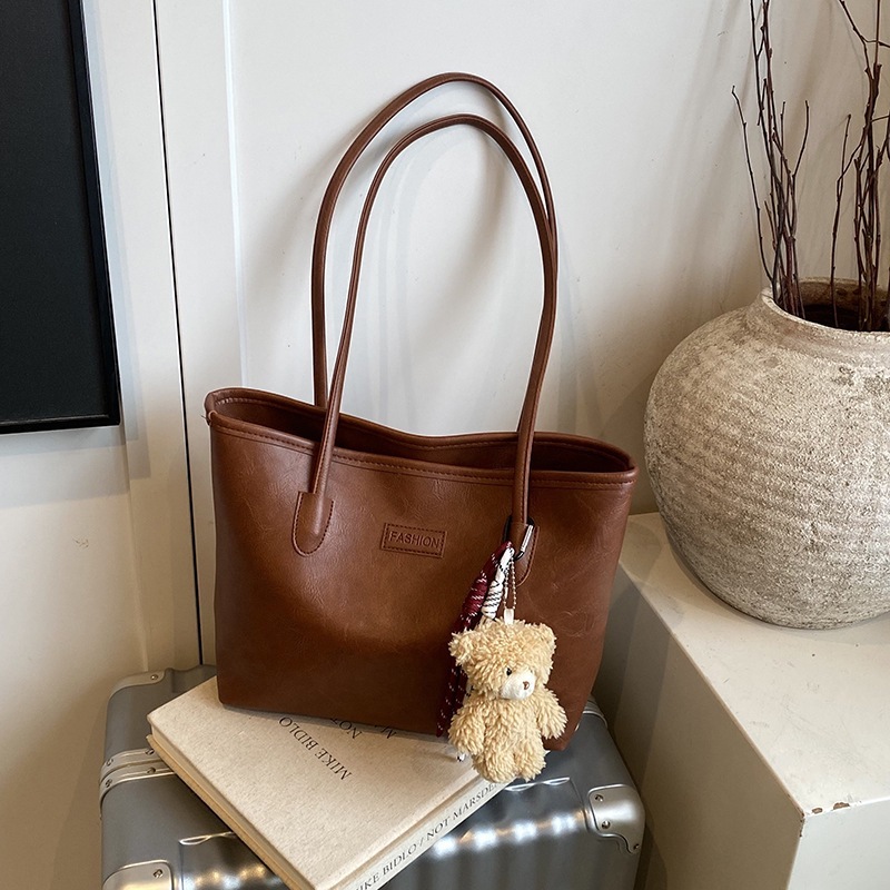 Sac rétro en cuir ciré