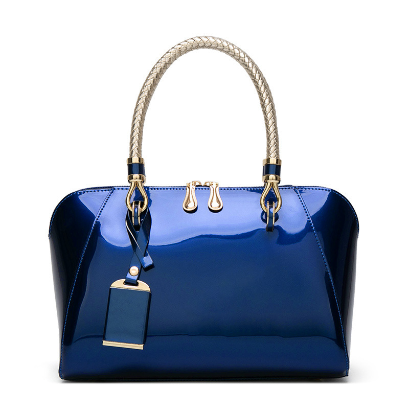 Sacs à main en cuir verni brillant