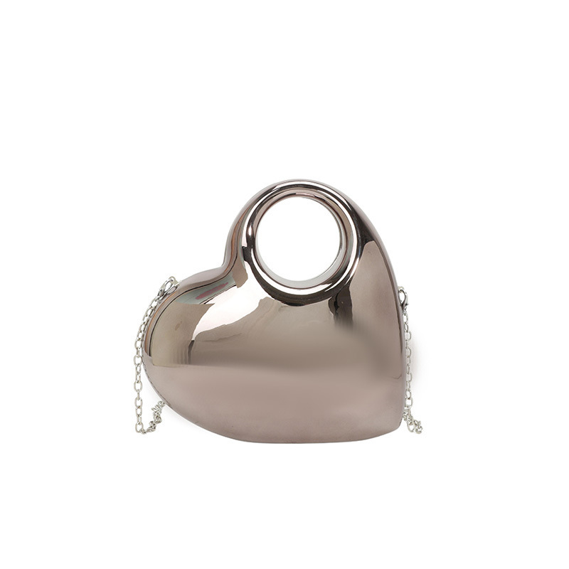 Sac de soirée polyvalent en forme de coeur
