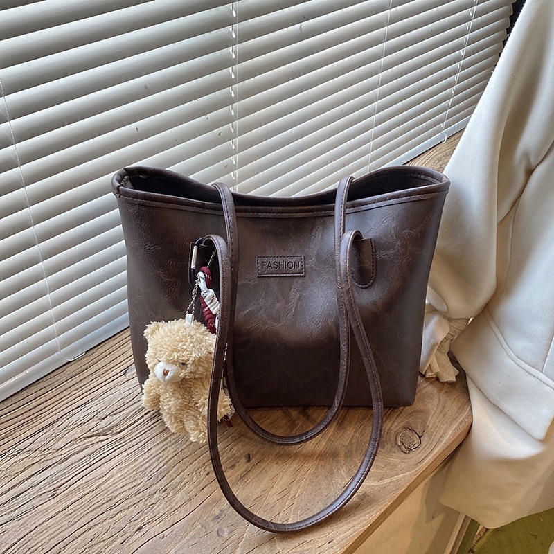 Sac rétro en cuir ciré
