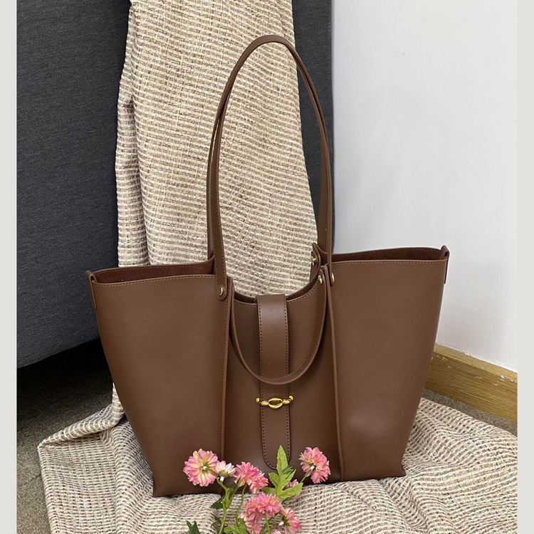 Sac en cuir véritable grande capacité