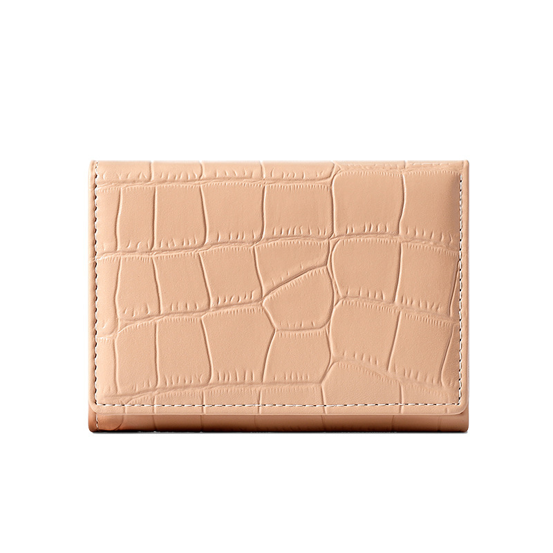 Portefeuille simple à trois volets avec boucle