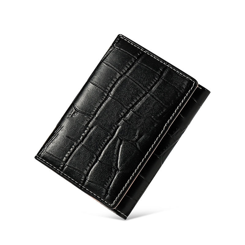 Portefeuille simple à trois volets avec boucle