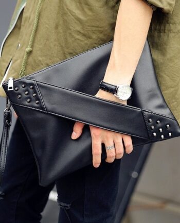 Pochette tendance à rivets