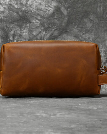 Pochette en cuir multifonctionnelle