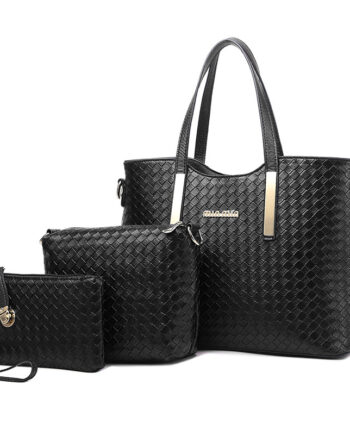 Ensemble 3 pièces printemps - Sac à main, pochette et portefeuille