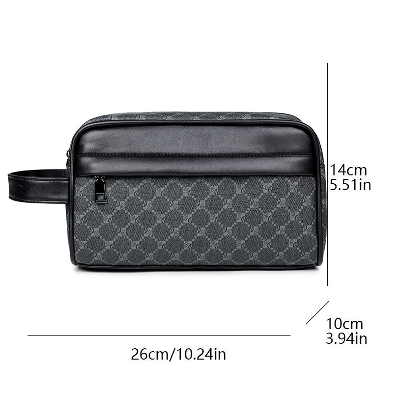 Pochette vintage imprimée