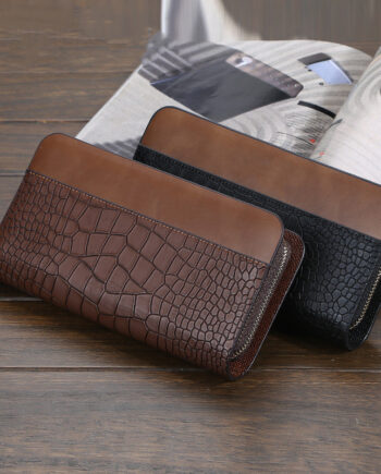 Portefeuille pour homme de style américain long