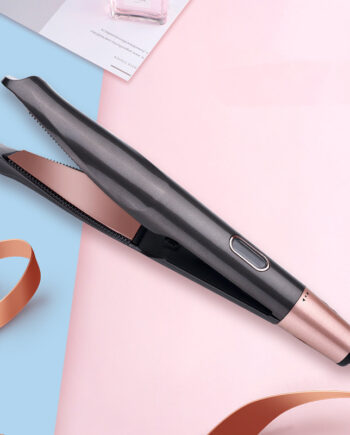 Peigne lisseur et boucleur pour cheveux