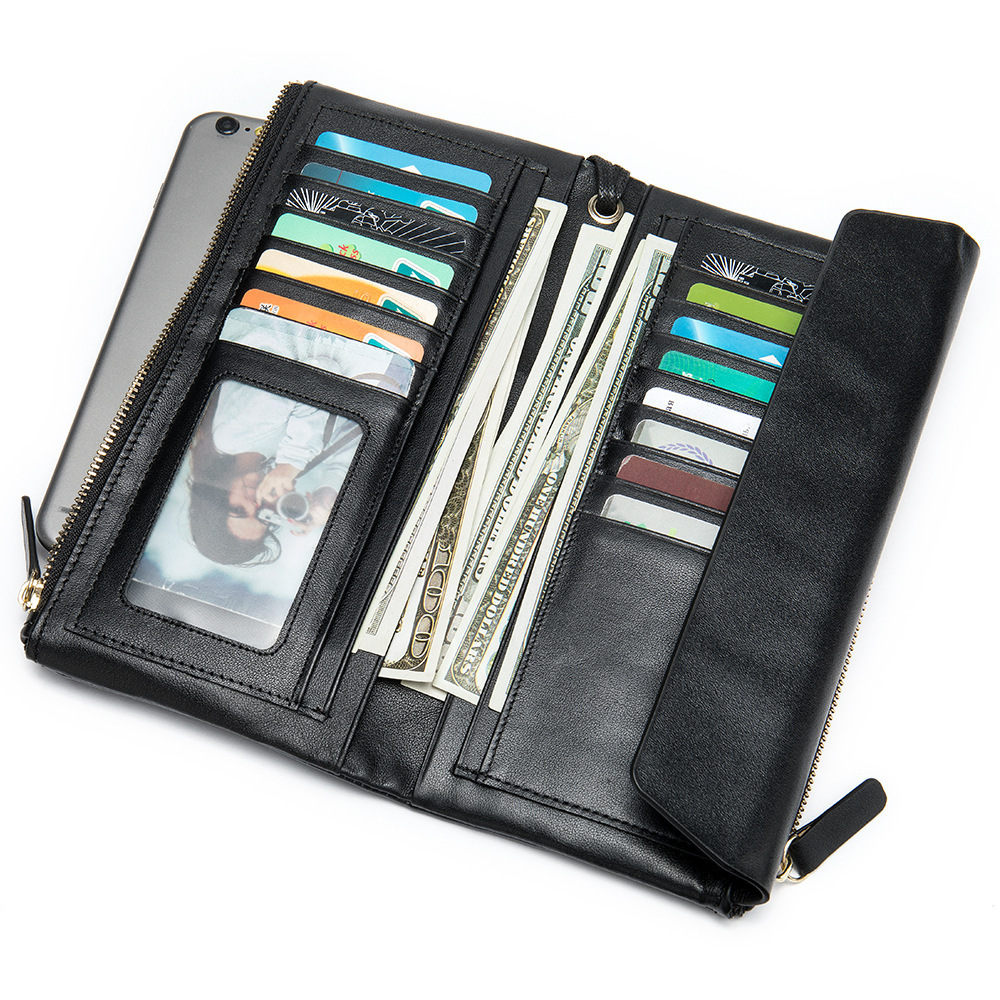 Portefeuille Rétro en cuir