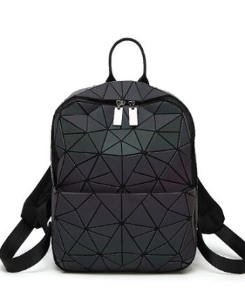 Sac pliable à motifs géométriques et paillettes