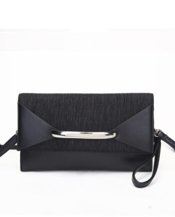Pochette de soirée en cuir synthétique