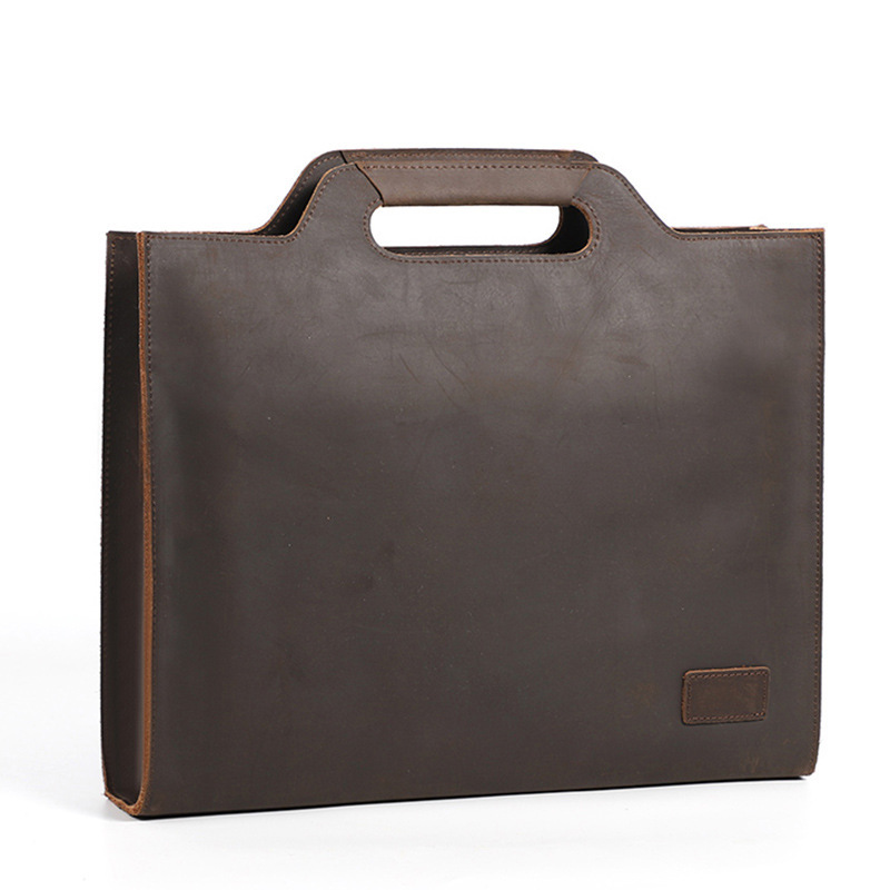 Sacoche en cuir de vachette de première qualité, style rétro