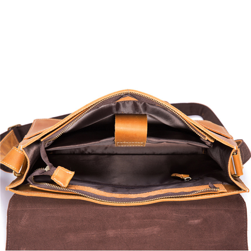 Sacoche vintage en cuir
