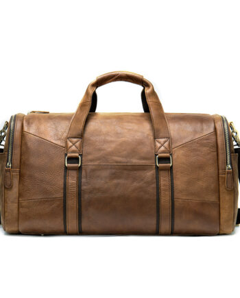 Sac de voyage pour homme en cuir véritable