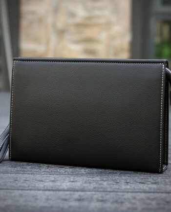 Pochette en cuir souple