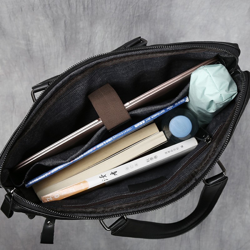 Sacoche portable en cuir